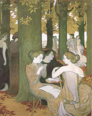 Maurice Denis The Muses (mk09) oil painting image